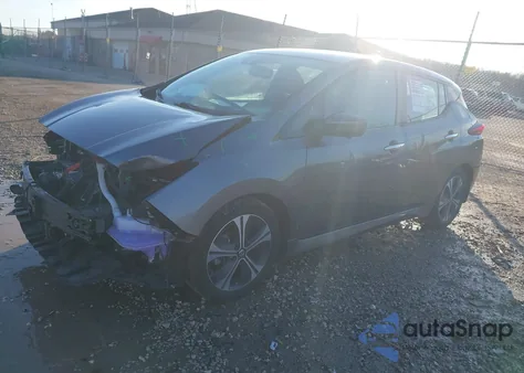 2022 Nissan Leaf Sv 40 Kwh z USA, uszkodzony, nr VIN 1N4AZ1CV5NC553732